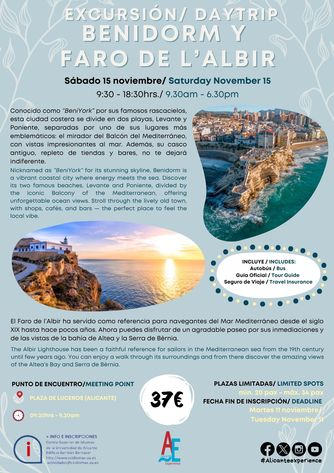 BENIDORM Y FARO LALBIR