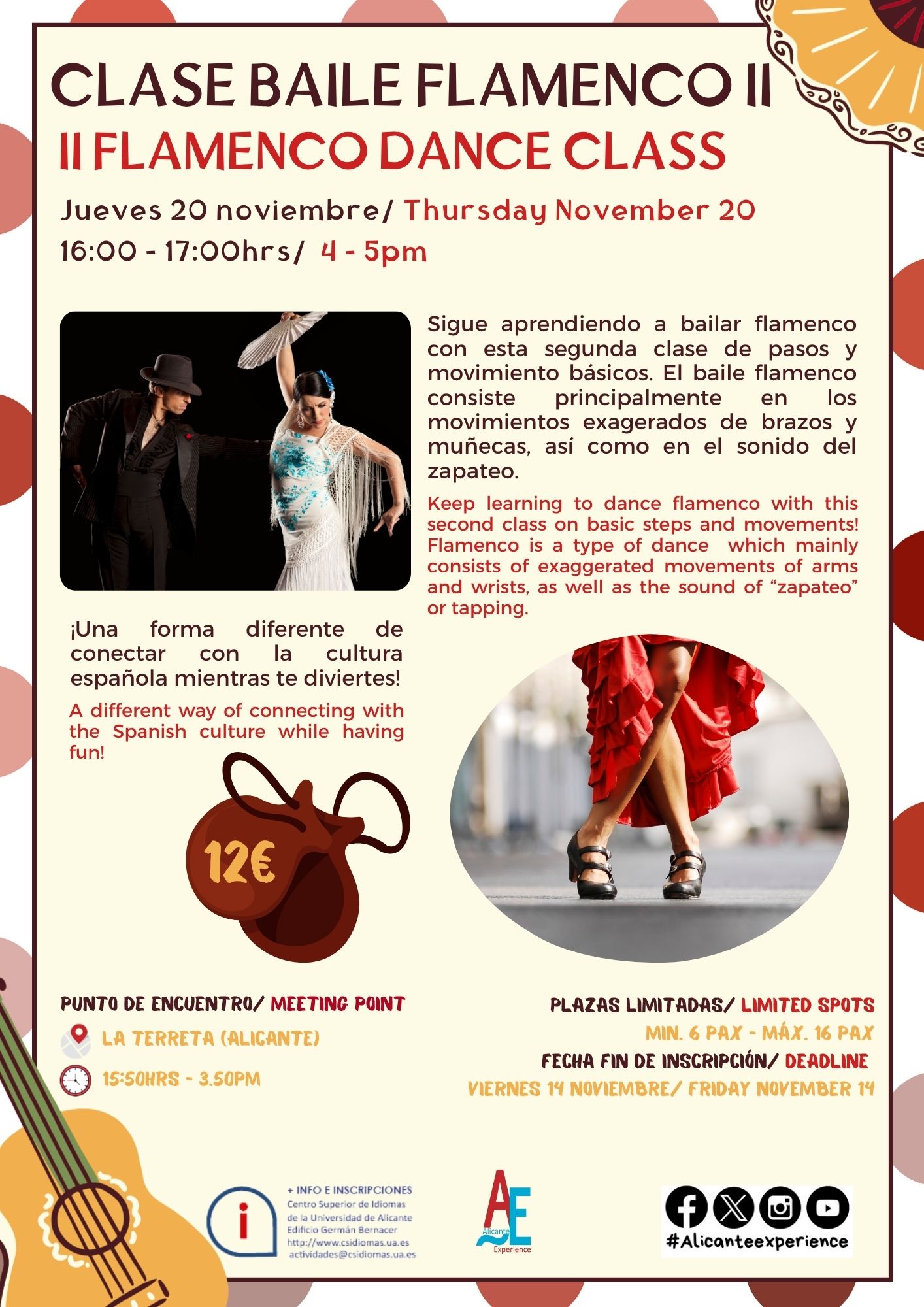 CLASE BAILE FLAMENCO II