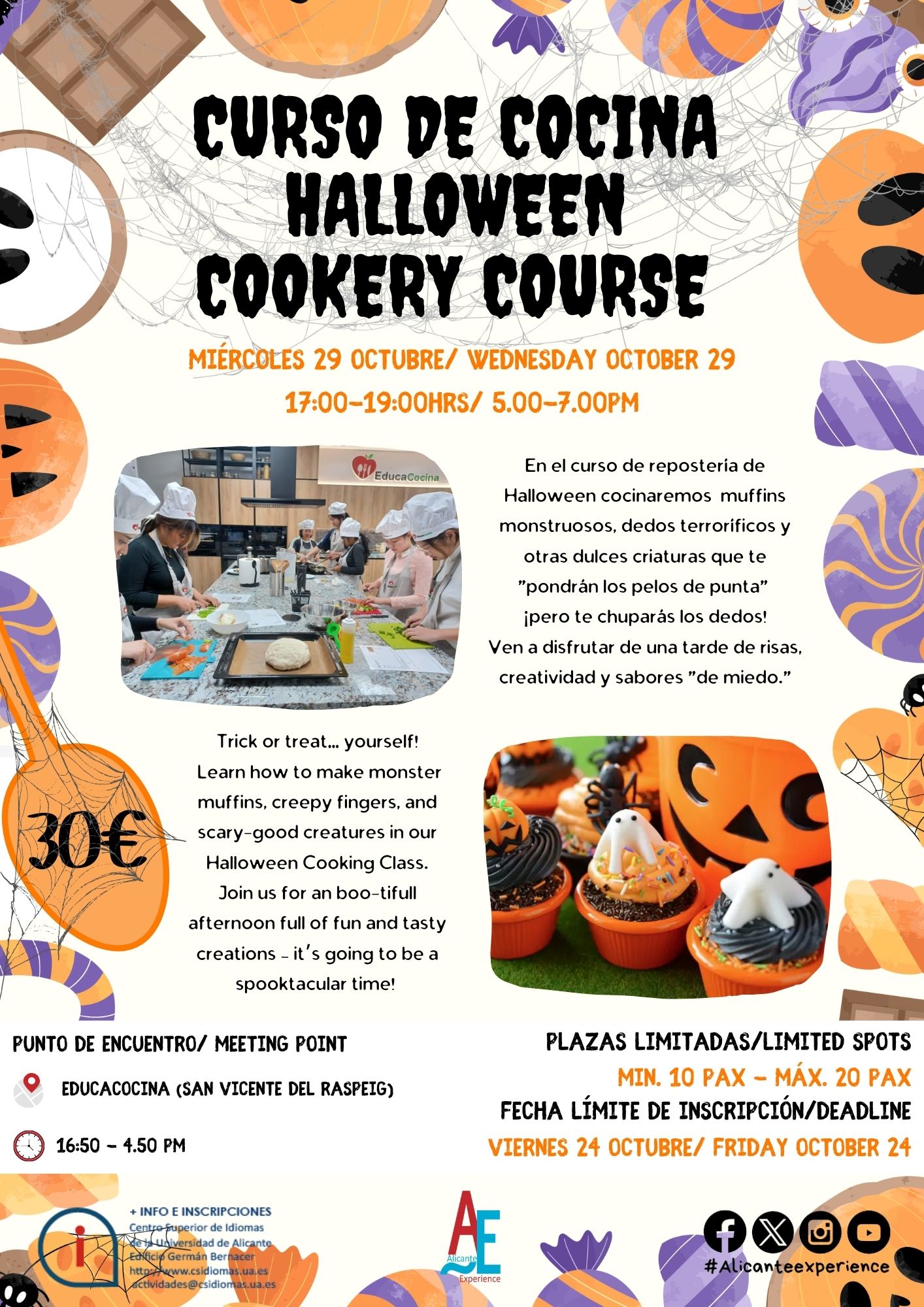 CURSO COCINA HALLOWEEN