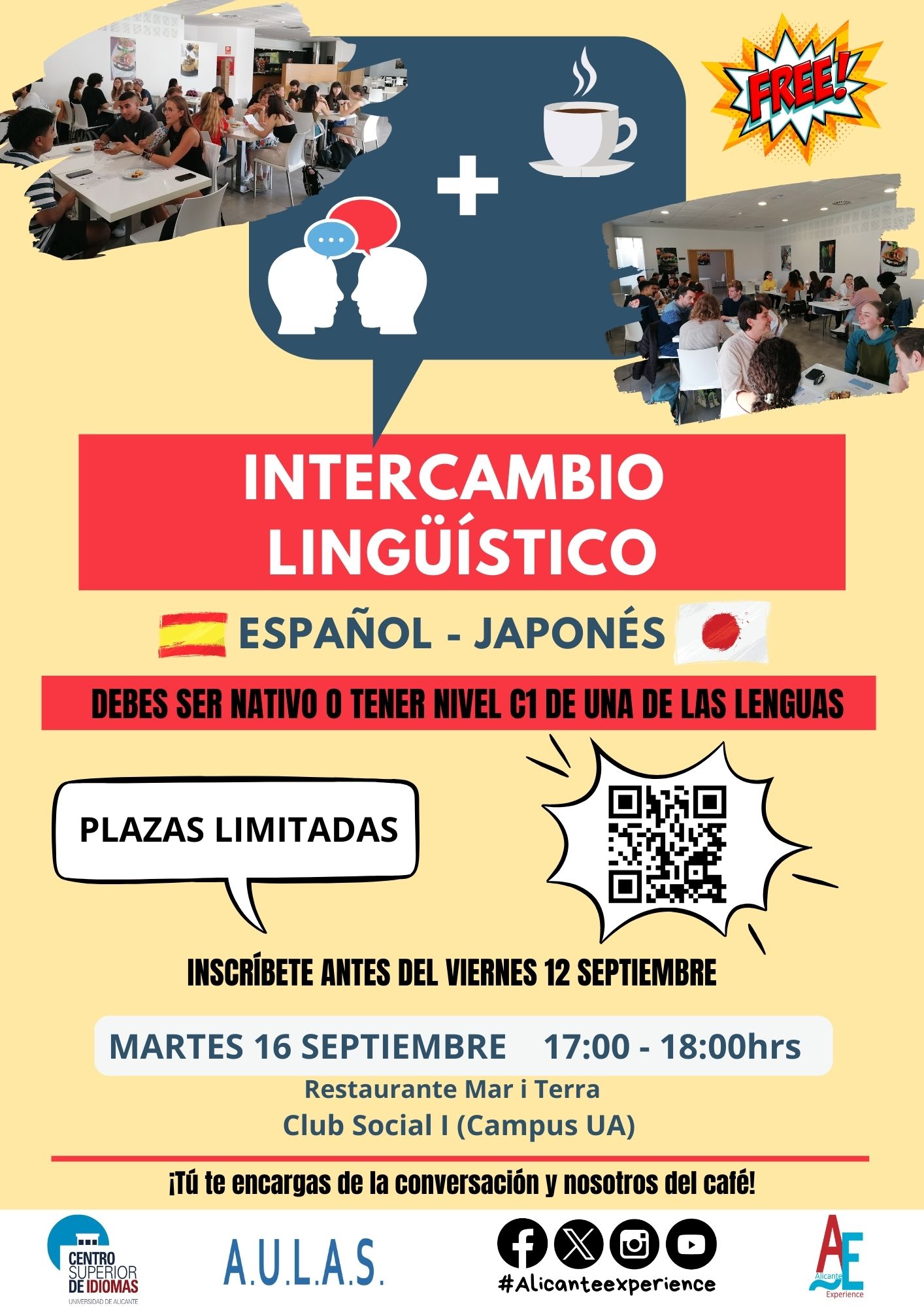 Intercambio JAP ESP QR
