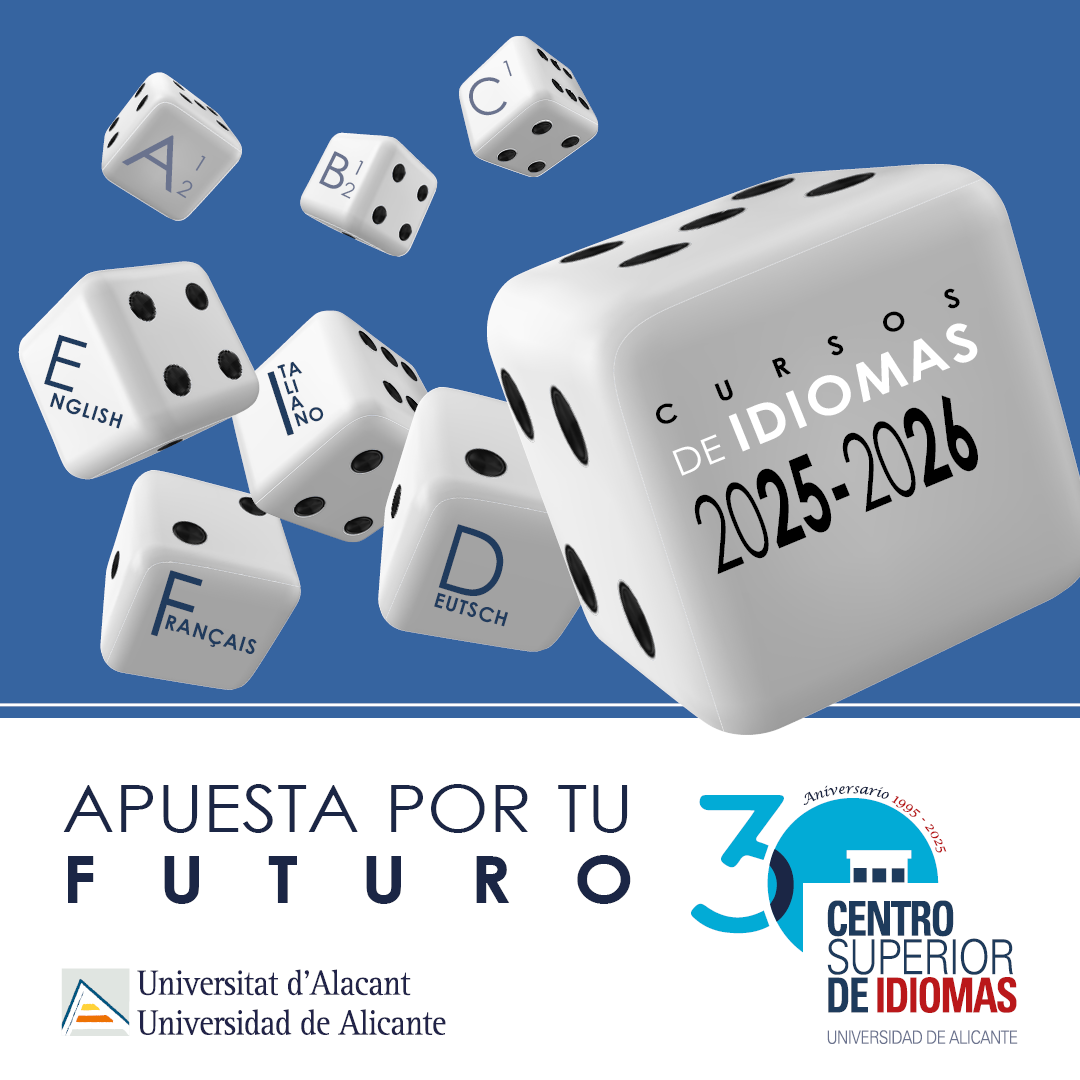 Últimos días de matrícula para los cursos del 2º cuatrimestre 2025/2026.